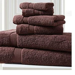 6 piece bath towel set